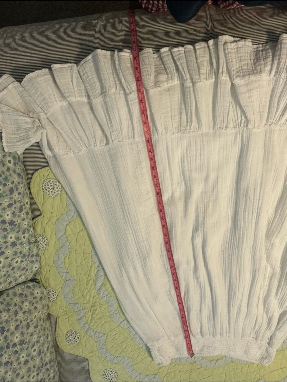 American Eagle Outfitters White Tiered Maxi Skirt - Picture 6 of 8